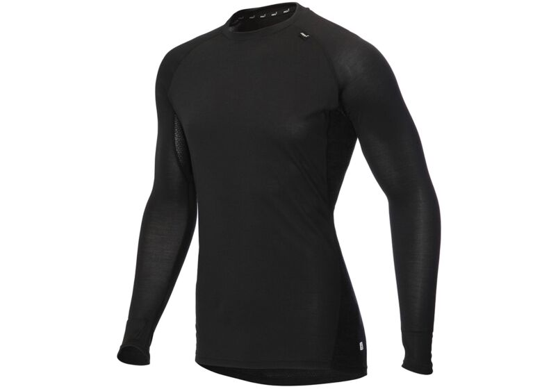 Koszulka Inov-8 Merino Long Sleeve Męskie Czarne UGO-239807